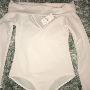 Get to the point long sleeveless-White